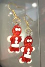 Boucles d'oreilles Gingerbreadman