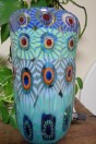 Lampe vase grandes Murrine couleur vert turquoise