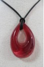Goccia red with necklace