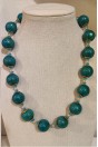 Collier de perles turquoises