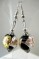 Boucles d'oreilles Klimt noires