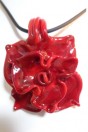 Pendentif fleur rouge