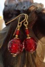 Boucles rouges micro bulles