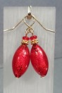 Boucles olives rouges