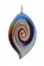 Spirale multicolor feuille d'argent avec cordon