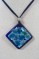 pendentif Losange bleu